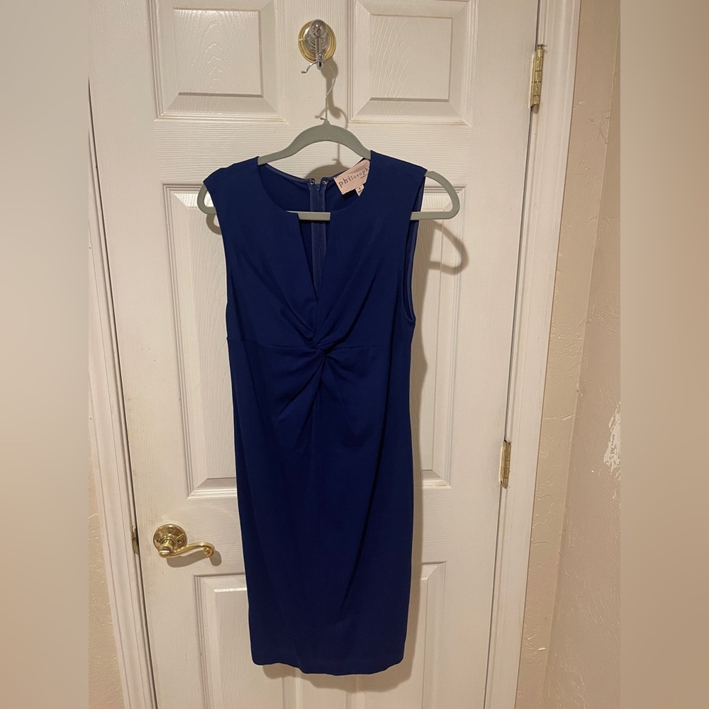 Philosophy Navy Blue Sleeveless Dress